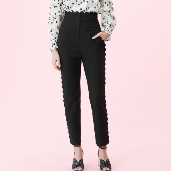 Rebecca Taylor Pants - Rebecca Taylor Scalloped Pant